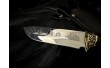 Ніж мисливський з бронзовим наконечником Nb Art Київ 222k14 рукоятка кленовий кап