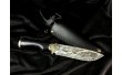 Ніж мисливський з бронзовим наконечником Nb Art Київ 222k14 рукоятка кленовий кап
