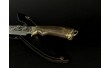 Ніж мисливський з бронзовим наконечником Nb Art Скорпіон 222k12 ручка дерево дуб