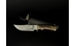Ніж мисливський з бронзовим наконечником Nb Art Скорпіон 222k12 ручка дерево дуб