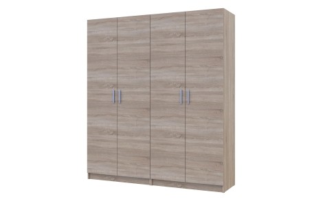 Комплект шаф для одягу з полицями Doros Промо (2 шт.) 180х48х204 см Дуб сонома (DRS-011465)