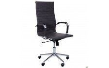 Кресло Slim HB Хром Tilt WAX Dark Grey