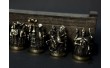 Штаки бронзові зміни Lux NB Art Getman 6 штук 48440049 у дерев’яному випадку