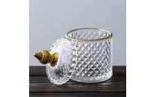 Емкость шкатулка для хранения Crystal 14 см 19157-055 стекло