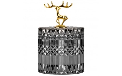 Емкость шкатулка для хранения Crystal 10,5 см 19157-064 стекло