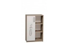 Тумба напівзакрита з одними дверцятами (ліва) з фотодруком