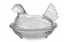 Скляна ікра з кришкою Lefard Chicken 15x11x11 см 240 мл 355-288