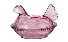 Скляна ікра з кришкою Lefard Chicken 15x11x11 см 240 мл 355-290