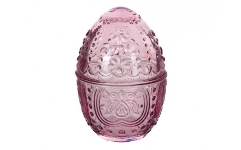 Скляна коробка з кришкою яйце 10x10x15,5 см 300 мл 355-301