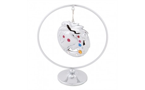 Фигурка Crystocraft со стразами Swarovski знак зодиак Лев 8х7 см 0454-105/GA-SL