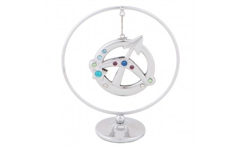 Фигурка Crystocraft со стразами Swarovski знак зодиак Стрелец 8х7 см 0458-105/GA-SL