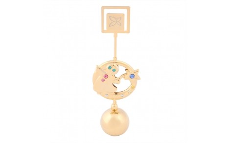 Фигурка держатель для фото,визитки Crystocraft Swarovski знак зодиак Дева 11,5 см 0455-054/GA