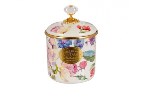 Банк емальовано кришкою Elmani Peonies 12x12 см 1,25 L 1763-001