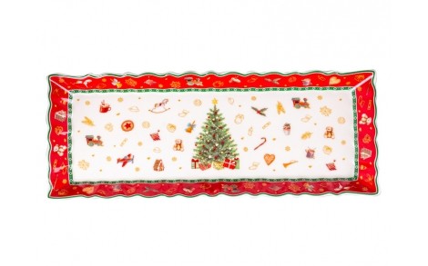 Блюдо новогоднее Lefard Christmas Delight 30,5х11,5 см 985-208 фарфор