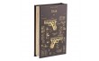 Металева-Значна книга з двома ключовими зброєю 26x17x5 см 0509-021