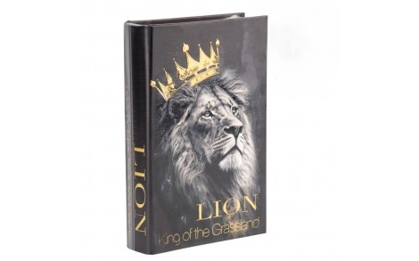 Металева книга з двома клавішами King of Animals 26x17x5 см 0509-007