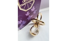 Фигурка Crystocraft со стразами Swarovski Пустышка 6х4 см 160920