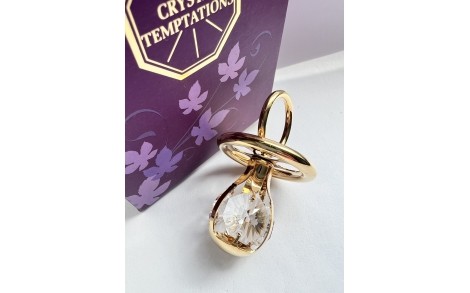 Фигурка Crystocraft со стразами Swarovski Пустышка 6х4 см 160920