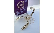 Фигурка Crystocraft со стразами Swarovski Скорпион 7х7х8 см 160798