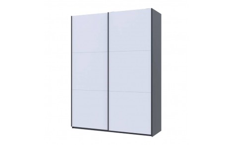Шафа-купе Doros G-Caiser Графіт/Білий 2 ДСП / 3 частини 180х60х240 DRS-011729 (44900262)