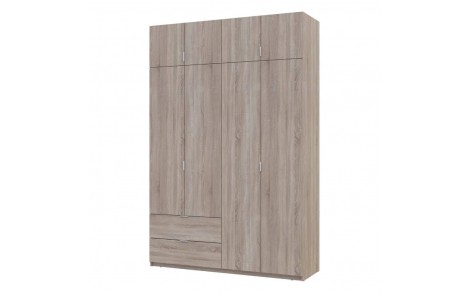 Шафа для одягу Doros Лукас Дуб Сонома 160х50х240 DRS-011619 (80737730)