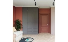 Шафа для одягу Doros Лукас Графіт 3ДСП 135х50х240 DRS-011654 (80737801)