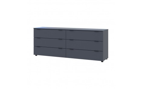 Комод Doros Рон 9 Графит 6 Ящиков 160х38х62 DRS-011778 (41516176)