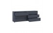 Комод Doros Рон 9 Графит 6 Ящиков 160х38х62 DRS-011778 (41516176)