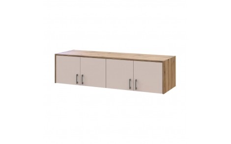 Антресоль Doros Ронді Дуб Артизан/Кашемір 4 ДСП 160х52х41 DRS-011601 (80737833)