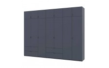 Шафа для одягу Doros Лукас Графіт 3+4 ДСП 280х50х240 DRS-011696 (42005121)