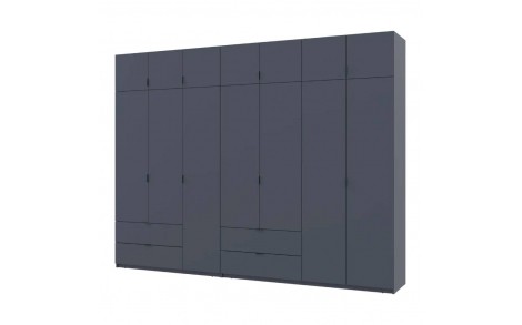 Шафа для одягу Doros Лукас Графіт 3+4 ДСП 280х50х240 DRS-011696 (42005121)