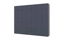 Шафа для одягу Doros Лукас Графіт 3+4 ДСП 300х50х240 DRS-011698 (42005133)