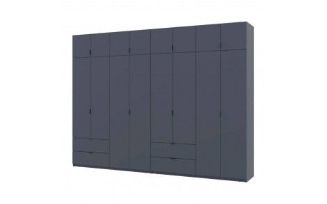 Шафа для одягу Doros Лукас Графіт 4+4 ДСП 320х50х240 DRS-011700 (42005129)