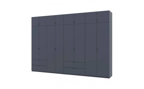Шафа для одягу Doros Лукас Графіт 4+4 ДСП 340х50х240 DRS-011701 (42005141)