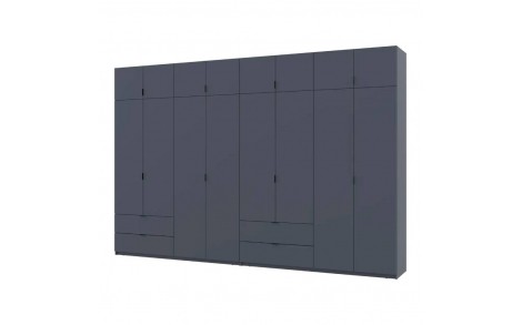 Шафа для одягу Doros Лукас Графіт 4+4 ДСП 360х50х240 DRS-011702 (42005145)