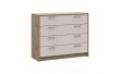 Комод Doros Ронди Дуб Артизан/Кашемир 4 ящика 100х40х82 DRS-011782 (41516187)