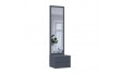 Подвесная тумба с зеркалом Doros Сола Графит / Серый 45х40х168,6 см DRS-011742 (44900342)