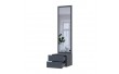Подвесная тумба с зеркалом Doros Сола Графит / Серый 45х40х168,6 см DRS-011742 (44900342)