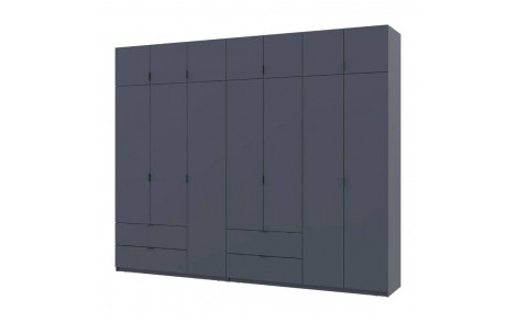 Шафа для одягу Doros Лукас Графіт 3+4 ДСП 295х50х240 DRS-011697 (42005125)