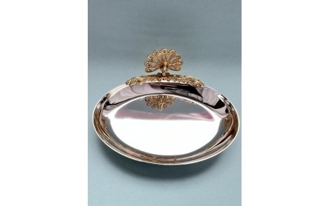 Блюдце для украшений Swarovski Павлин 12х9,5х4 см 1601830