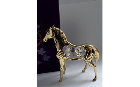 Статуетка Crystocraft зі стразами Swarovski Конячка 9х9 см 1602399