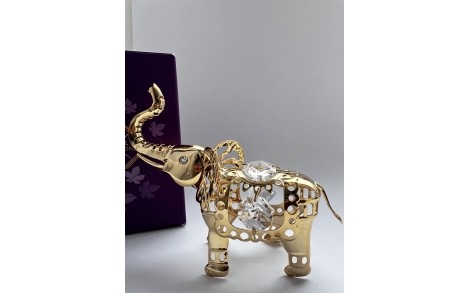 Статуетка Crystocraft зі стразами Swarovski Слон 8х10 см 1602771