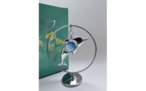 Фигурка Crystocraft со стразами Swarovski Дельфин см 10276