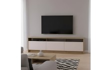 Тумба ТВ Doros U3 Дуб Артизан/Кашемир ДСП 180х33х43 (DRS-011901)