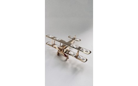 Фигурка с камнями Swarovski Самолет 10х11 см 160918
