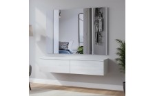 Комплект мебели Doros Левия + зеркало Белое дерево 100х32х100 (42005240)
