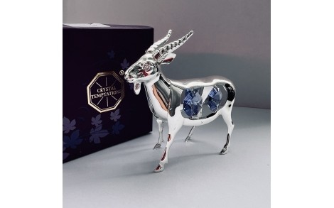 Фигурка Crystocraft со стразами Swarovski Коза 8х8,5 см 1602573