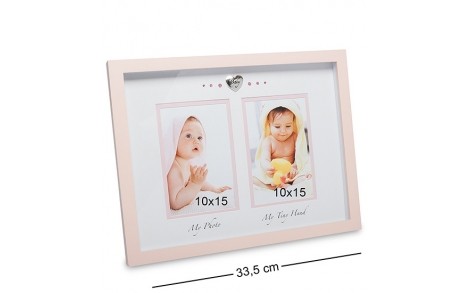 Фоторамка Baby 33,5 см на 2 фото 10х15 см 150130