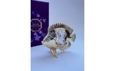 Фигурка с камнями Swarovski Рыбка-Дискус 6 см 160784
