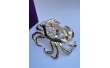 Фигурка с камнями Swarovski Краб 9 см 160647